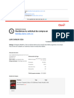 Gmail - FWD - Confirmamos Tu Solicitud de Compra en Tienda - Claro.com - Co
