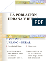 Población UrbanaRural