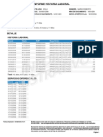 Informe de Historia Laboral