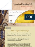 Hyperion Planning 2.0 Product Overview