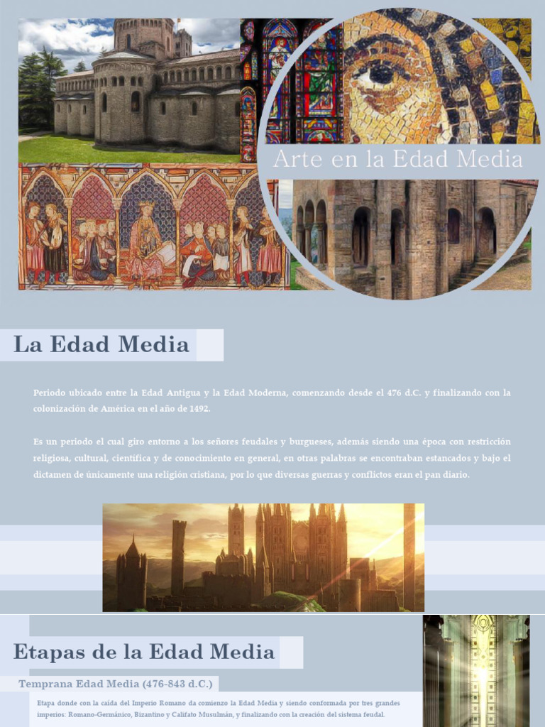 Arte y Sociedad en la Edad Media | PDF | Edades medias | imperio Romano