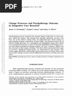 (Prochaska, Rossi & Wilcox, 1991) - Change Processes and Psychotherapy Outcome in Integrative Case Research.