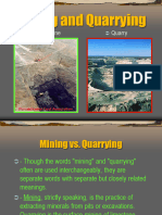 Mining and Quarrying Coal Mine Quarry