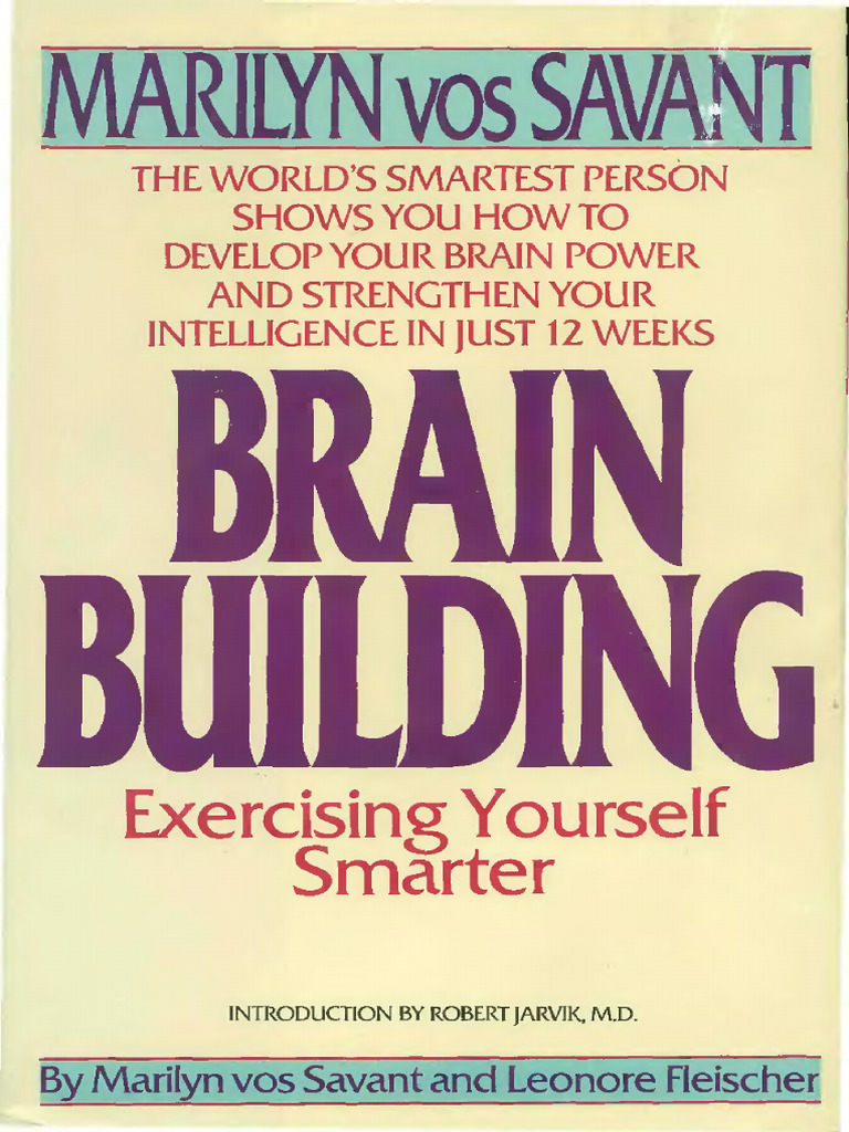 Marilyn Vos Savant Brain Building Exercising Yourself Smarter Bantam