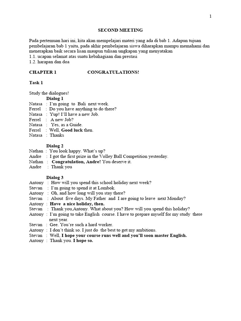 Congratulations, Hopes, and Wishes Worksheet | PDF | Language Arts ...