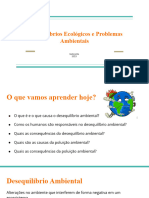 Desequilíbrios Ecológicos e Problemas Ambientais