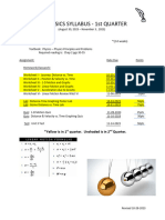 CP Physics Syllabus - Unit 3 2023-2024