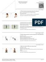 Cervical Radiculopathy Exercise Guide | PDF | Anatomical Terms Of ...