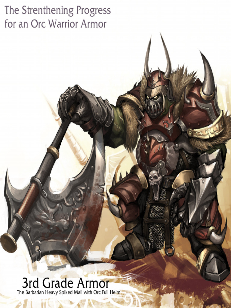 Orc Warrior 3rd Grade Armor by Reaper78 | PDF