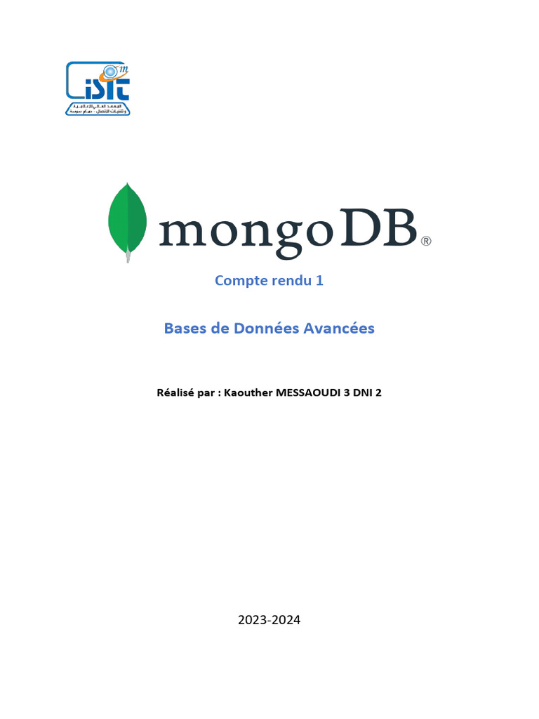 Introduction à MongoDB et NoSQL | PDF