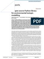 An Open Source Python Library For Environmental Isotopic Modelling