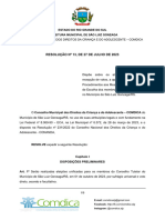 Resolução 13 - Disposições Finais Eleição