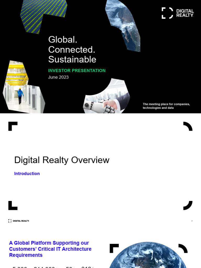 Digital Realty Investor Presentation June 6-6-23 | PDF | Business
