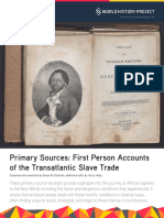 WHP 5-4-5 Read - Primary Sources - Transatlantic Slave Trade