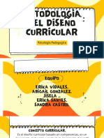 Metodologia Del Diseño Curricular