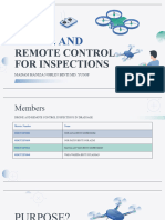 Drone and Remote Control For Inspection