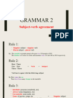 (Module 1) Grammar - Subject & Verb Agreement