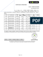 Certificado de Cotizaciones AFPModelo