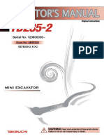 Operators Manual TB235 2 Ae9e002 SN 123600005