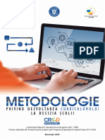 Metodologie Privind Dezvoltarea Curriculumului La Decizia Scolii - A1.2 - CRED ISBN