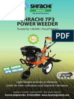 SHRACHI 7P3 Petrol Power Weeder - Leaflet English