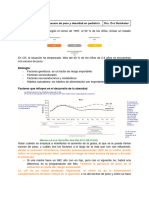 Manejo Nutricional Del Exceso de Peso y Obesidad en Pediatría