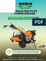 SHRACHI 9D6+ Multi-Functional Diesel Power Weeder  - Leaflet English