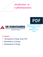 Introduction To Bio Pharmaceutics