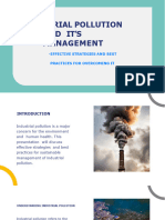 Industrial Pollution and It'S Management: - Effective Strategies and Best Practices For Overcoming It