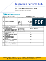 Fire Safety Plan Questionaire Form - Update