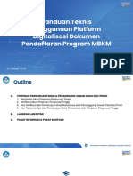 Materi Sosialisasi Platform - Digitalisasi Dokumen Pendaftaran MBKM 