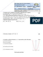 Teste 1 9 B Classe de Matematica III Trimestre