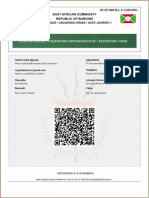 Nintunze Regis OP0387832: Nom Et Prénom/firstname and Last Name #Document/Document N°