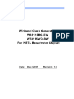 Winbond Clock Generator W83115RG-BW W83115WG-BW For INTEL Broadwater Chipset