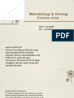 Mikrobiologi & Virolgi (Corona Virus)