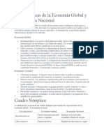 Características de La Economía Global y La Economía Nacional