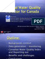 National Water Quality Indicator For Canada