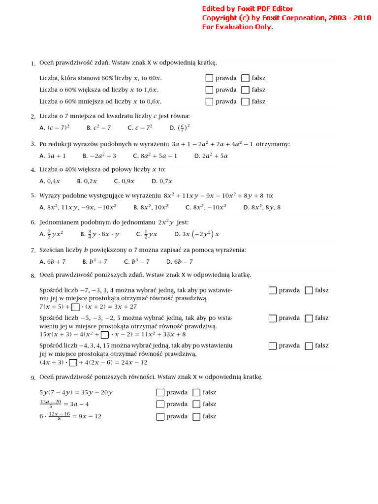 wyrazenia-algebraiczne-klasa-2-latwe-pdf