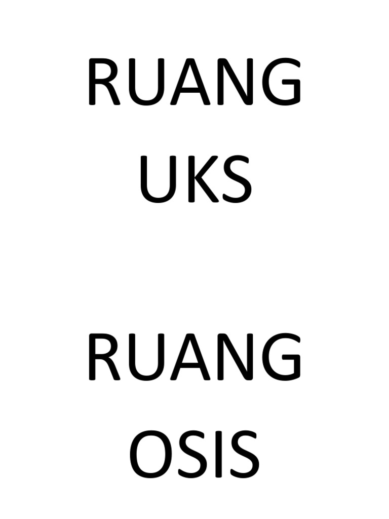 Tulisan Ruang Ruang | PDF