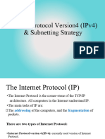 IPV4 and Subnetting Strategy