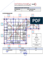 Dimensional Report - U85 - First Deck Framing Plan at El+40600 - Before Welding
