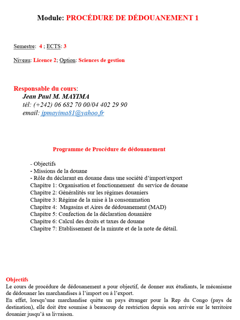 étui épaule Style Combat 4 Acteurs Du Processus De Dédouanement Au