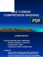 Gas Turbine Compressor Washing