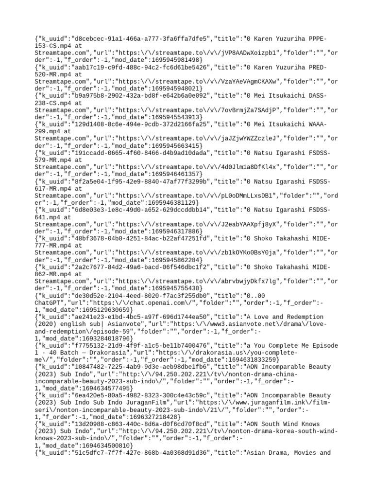 Streamtape Video Collection Overview | PDF