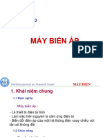 Chương 2: Máy Biến Áp