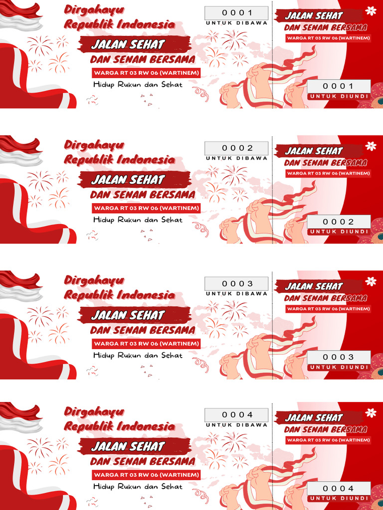 Kupon Agustusan 1 | PDF