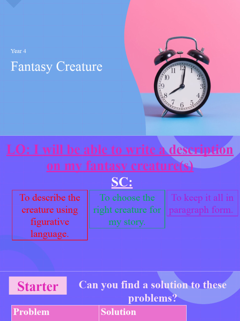 Year 4 Aarna Character | PDF