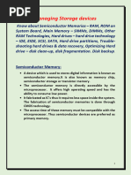 UNIT 2 Managing Storage Devices