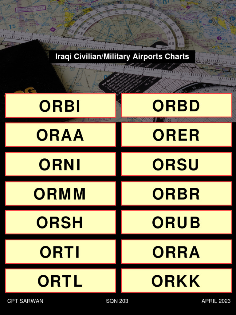 Iraqi Airport Approach Charts 2023 | PDF | Runway | Systems Engineering