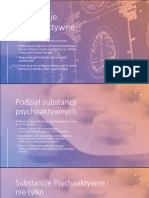 Prezentacja Substancje Psychoaktywne